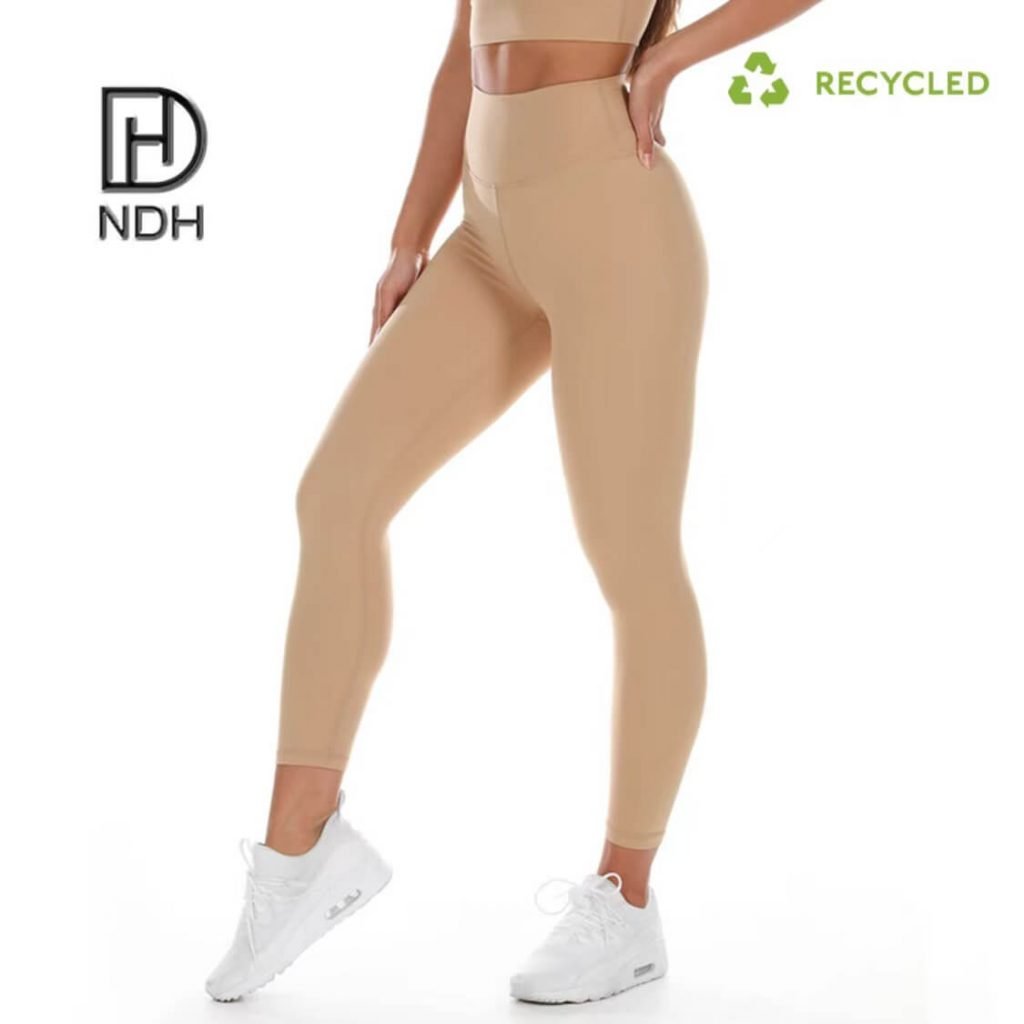 Buttery Soft lightweight 4 Needle 6 Threads Recycle Nylon Leggings recycled