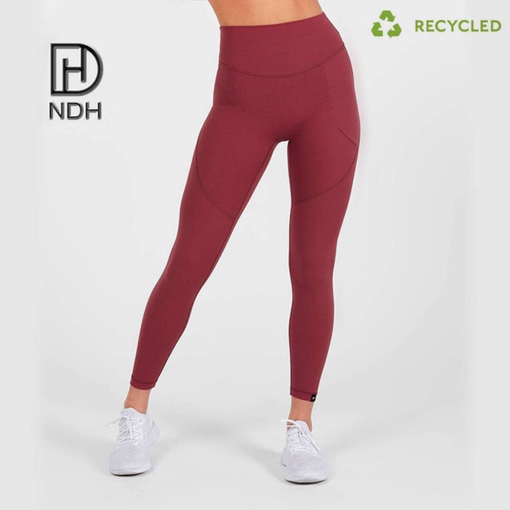 Eco-Friendly High Waisted workout Recycle Polyester Leggings recycled