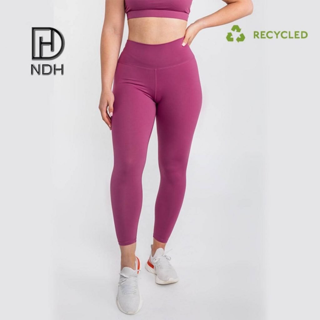 High Compression Recycle Polyester Leggings With Invisiable Pocket recycled