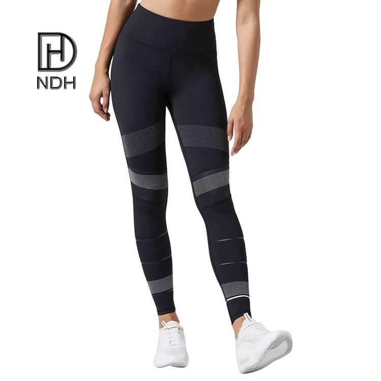 High Waisted Tummy Control Interlock Seams Lycra Leggings