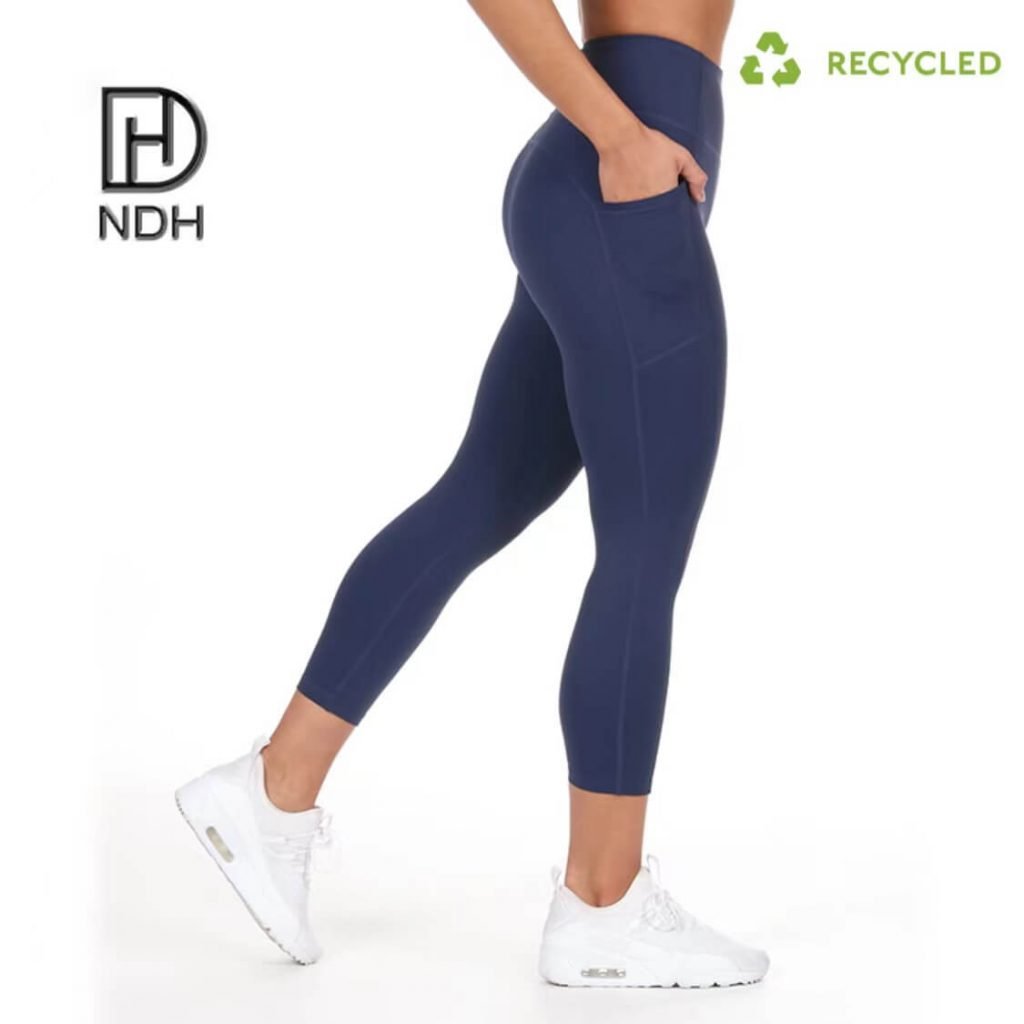 Moisture-Wicking Flatlock Construction Recycle Nylon Leggings recycled