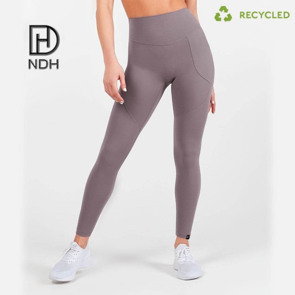 Recycle Polyester leggings Push up Leggings with Flatlock Seams recycled