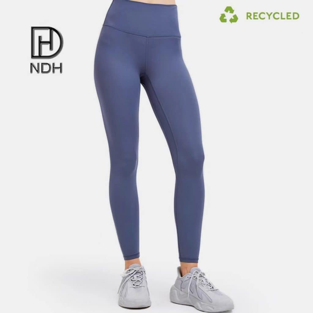 Tummy Control Light Weight Polyester Nylon Spandex Leggings recycled