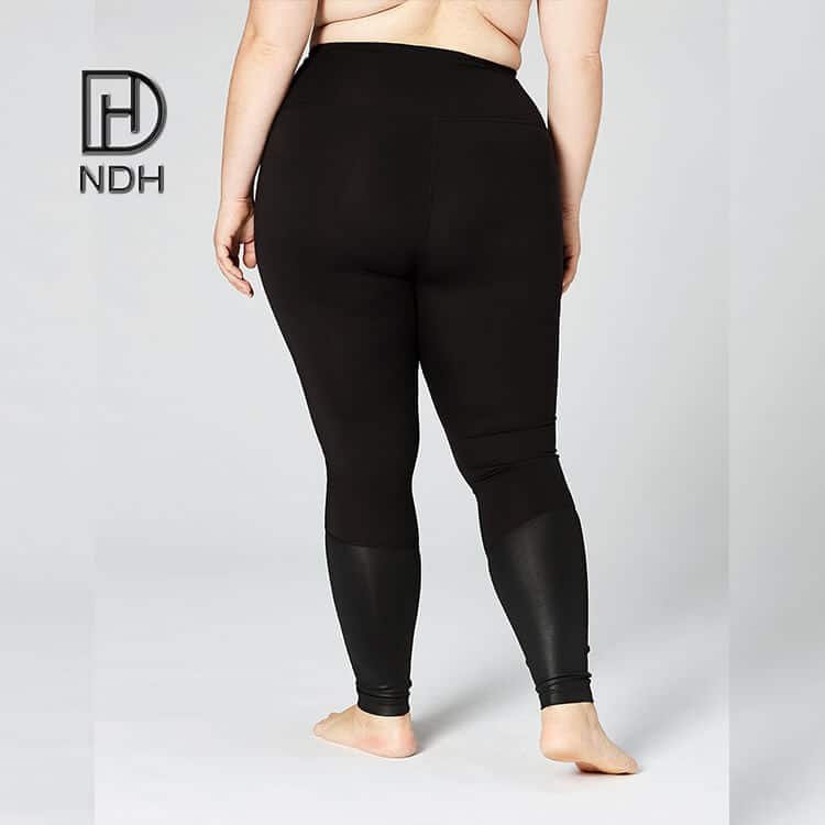 4 Needle 6 Threads Athletic Buttery Soft Eco-Friendly Plus Size Leggings
