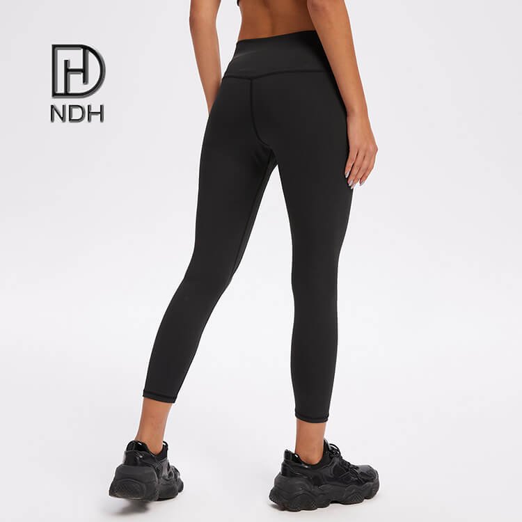 Butt Lifting High Waisted Interlock Seams 7:8 Length Yoga Pants