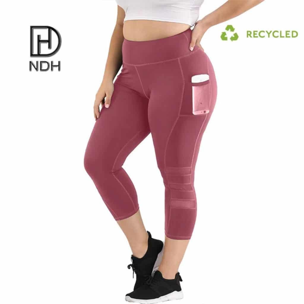 Cellulite Sweat-Wicking Buttery Soft Plus Size Leggings recycled