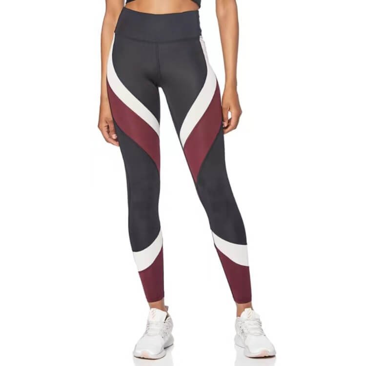 Compression Yoga Workout Butt Lifting 4 Needle 6 Threads Panel Leggings