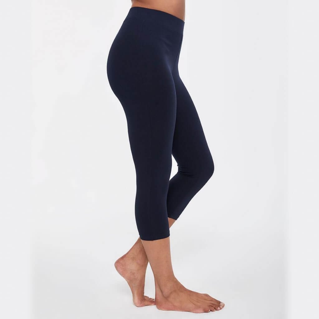 Compression Yoga Workout Stretch Sustainable Fabric Capri Leggings