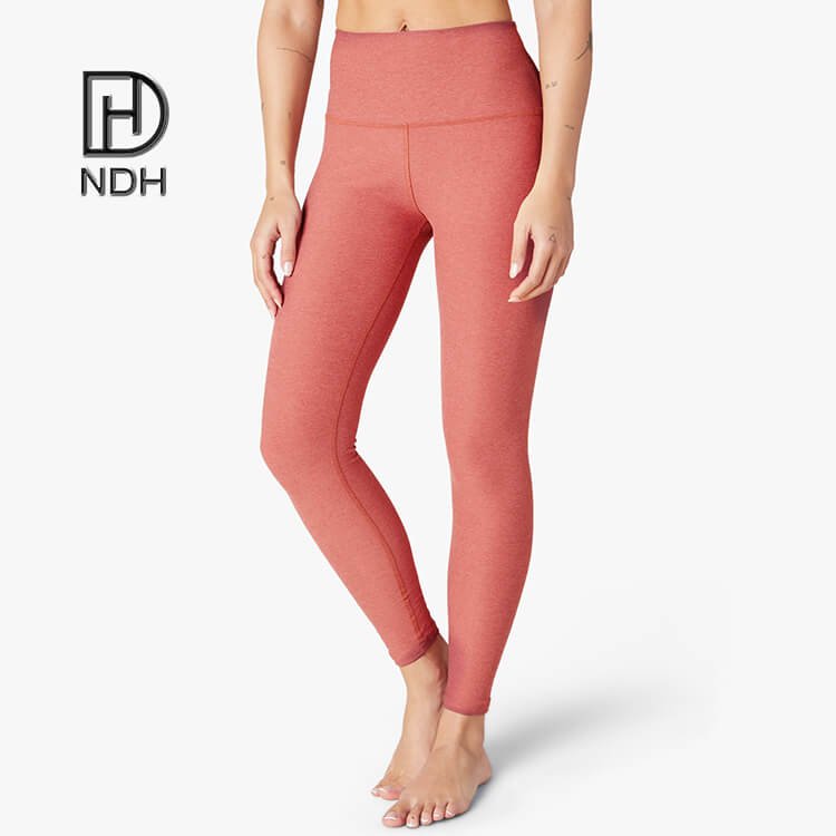 Eco Friendly Hugged Sensation Nylon Tricot High Waist Yoga Pants