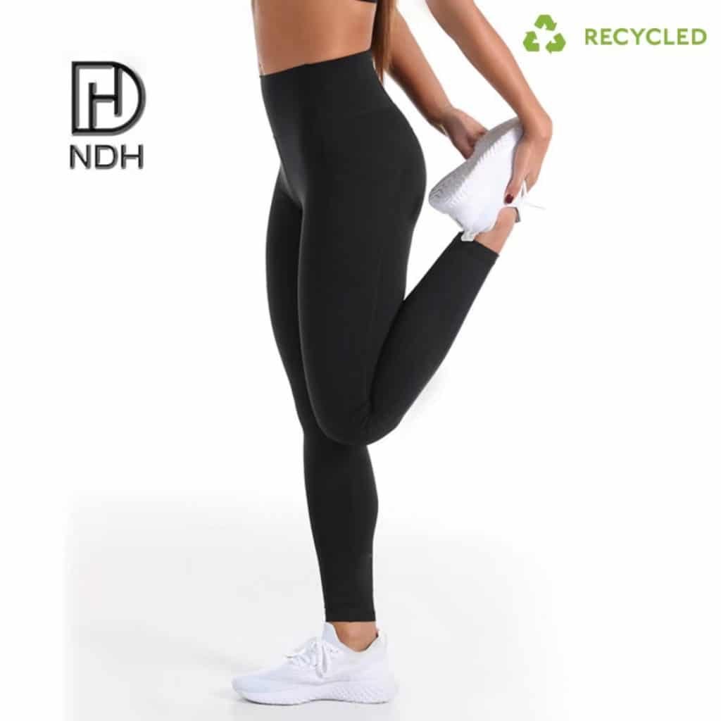 Fitness Workout Leggings With Swear-Wicking Lycra Spandex Leggings recycled