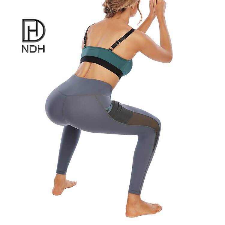 Flexible Interlock Seams Recycled Polyamide Activewear Leggings