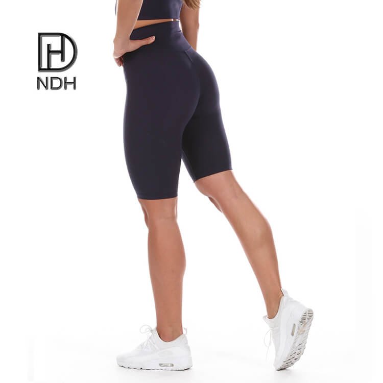 Four-Way Stretch Non-See Through Push Up Biker Shorts with Inner Pockets