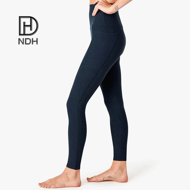 High Waisted Full Length Maternity Recycled Nylon Running Leggings