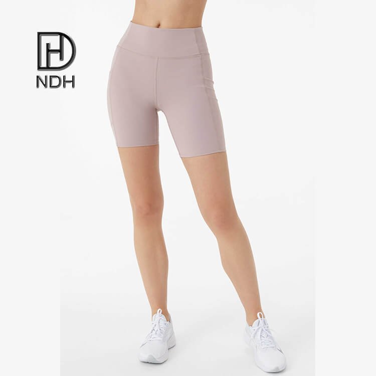 Hugged Sensation Buttery Soft Interlock Seams Recycled Lycra Gym Leggings Biker Shorts