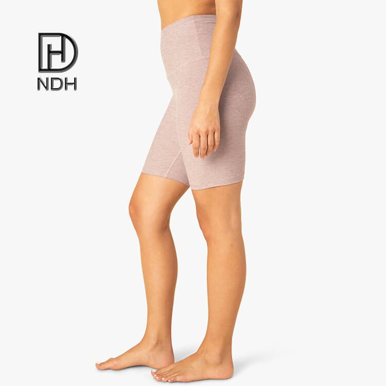 Inner Pockets Fitness Leggings Interlock Seams Sustainable Fabric Biker Shorts