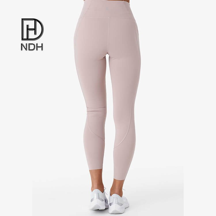 Interlock Seams Buttery Soft Recycled Spandex Polyester Full-Length Leggings