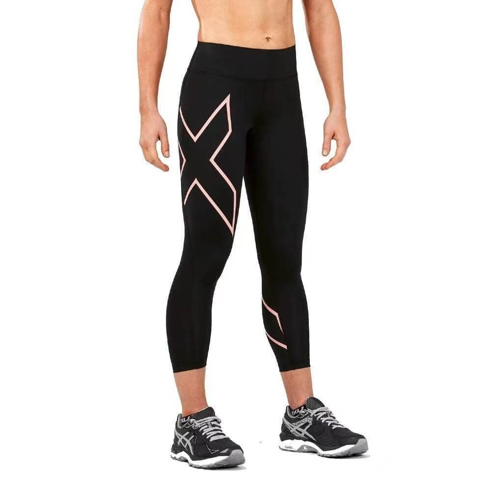 Interlock Seams Moisture-Wicking Buttery Soft Capri Nylon Bonded Leggings