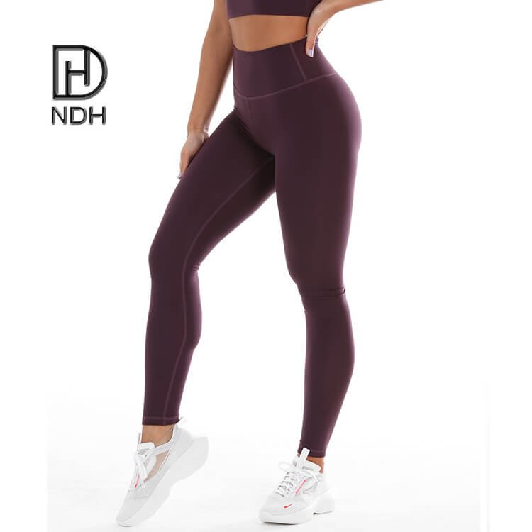 Interlock Seams with Inner Pockets Recycled Spandex Sports Leggings