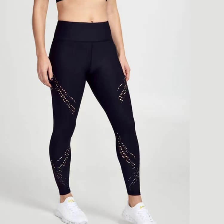 Lightweight Non-See Through Eco-Friendly Laser Cut Leggings