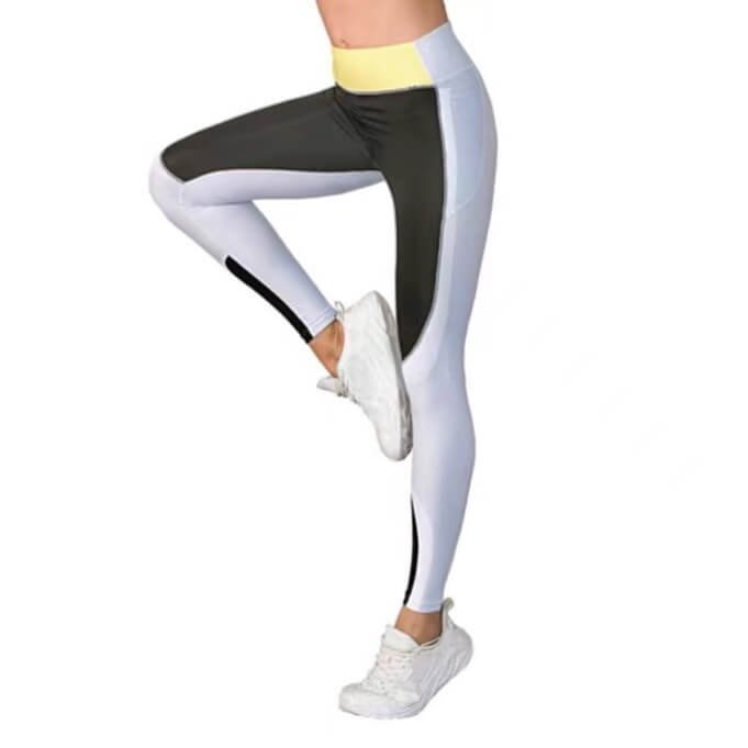 Non-See Through Lightweight Recycled Polyester Panel Leggings