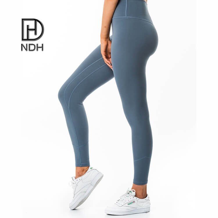 Non-See Through Maternity Ribbed Leggings With High-Compression Workout Leggings