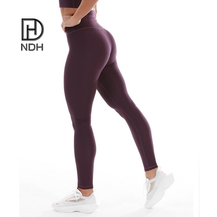 Plus size Moisture-Wicking Skin Tight Black Nylon Workout Leggings