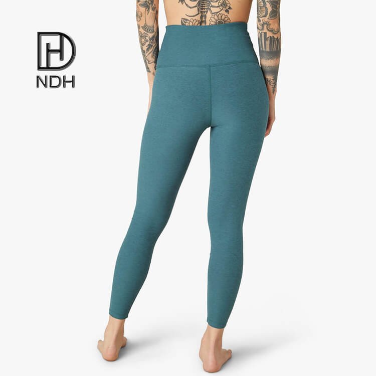 Skin Tight No Camel Toe Maternity Ribbed Eco-Friendly Full-Length Leggings