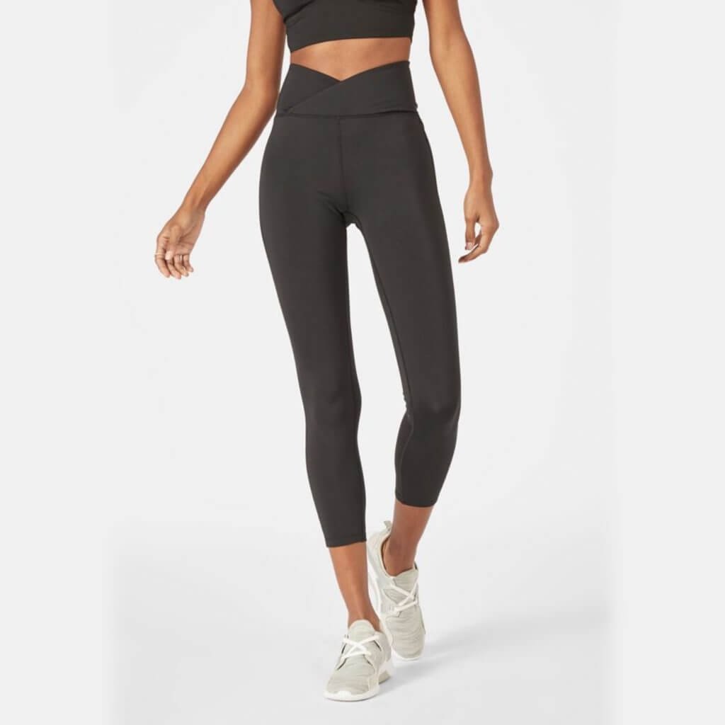 Stretch Workout Yoga Compression Buttery Soft Recycled Nylon 7:8 Length Leggings