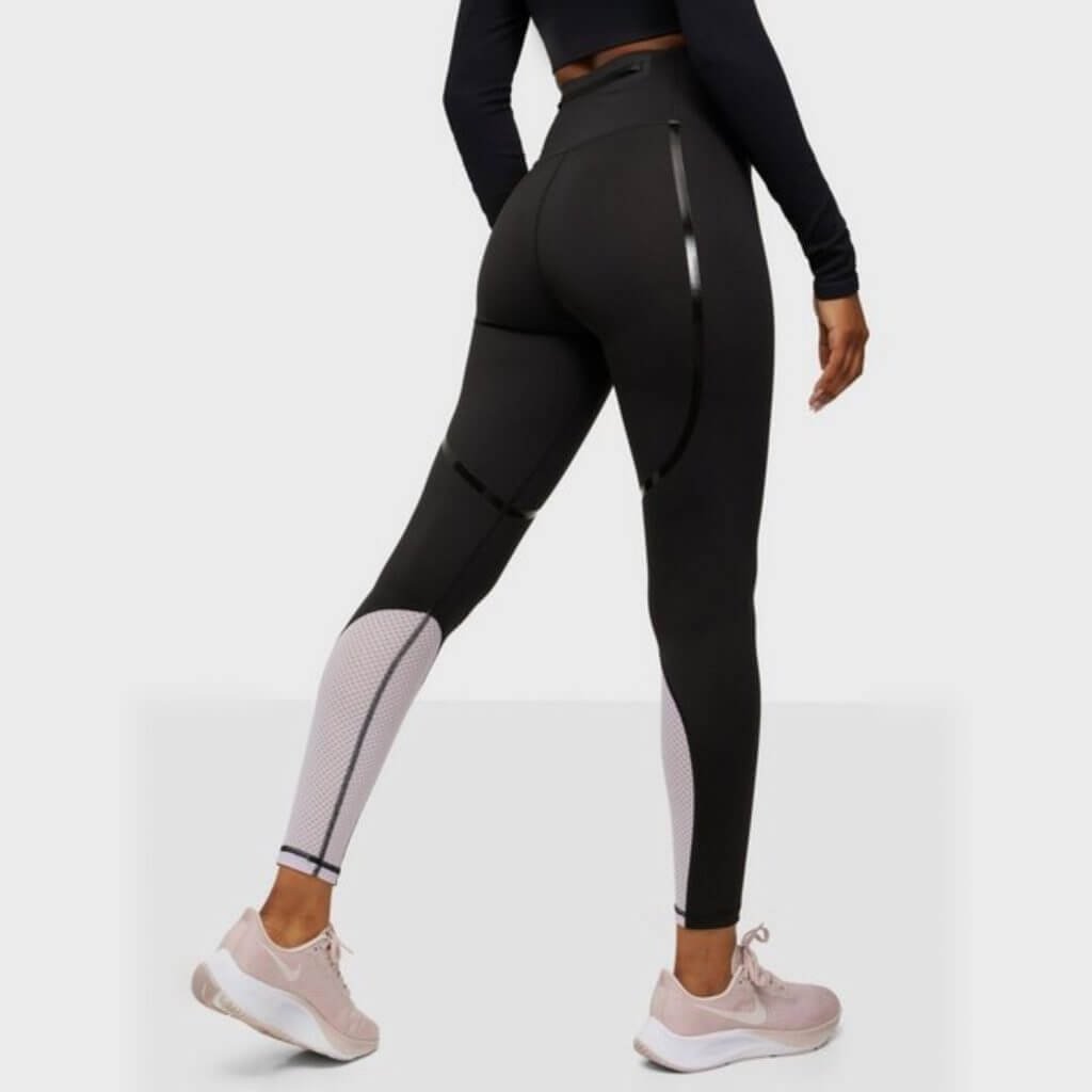 Stripped Maternity High Waisted Sweat-Wicking Lightweight Bonded Leggings