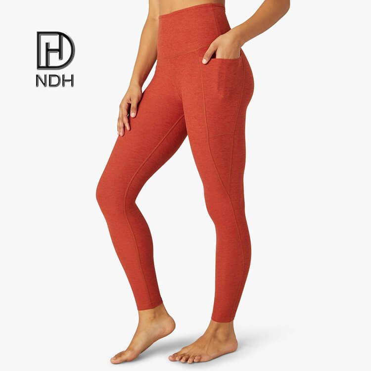 Sweat-Wicking Buttery Soft Full Length Yoga Pants with Pockets