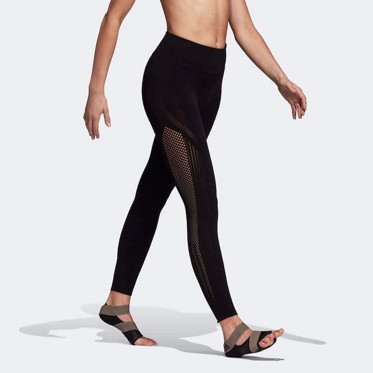 Sweat-Wicking Lightweight 7:8 Length Laser Cut Leggings