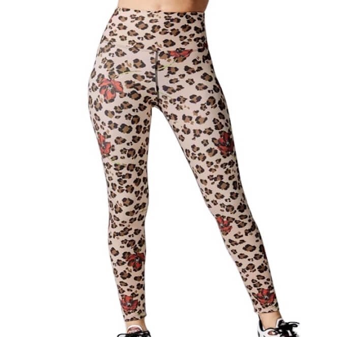Sweat-Wicking Push Up Moisture-Wicking Printed Leggings