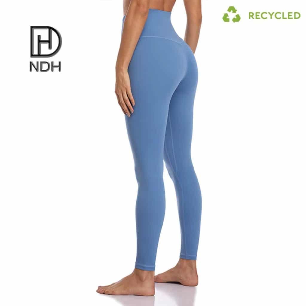 Tummy Control Inner Pockets Four-Way Stretch 90% Nylon 10% Spandex Leggings recycled