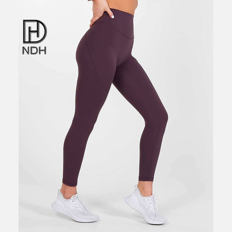 Workout Leggings With Pocket Lightweight Tummy Control High-Waisted