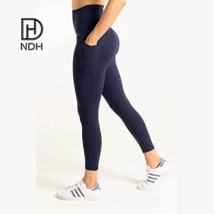 Butt Lifting Skin tight Tummy Control 70% Polyester 30% Spandex Leggings with Pockets